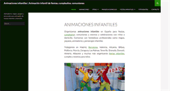 Desktop Screenshot of animacionesinfantiles.com